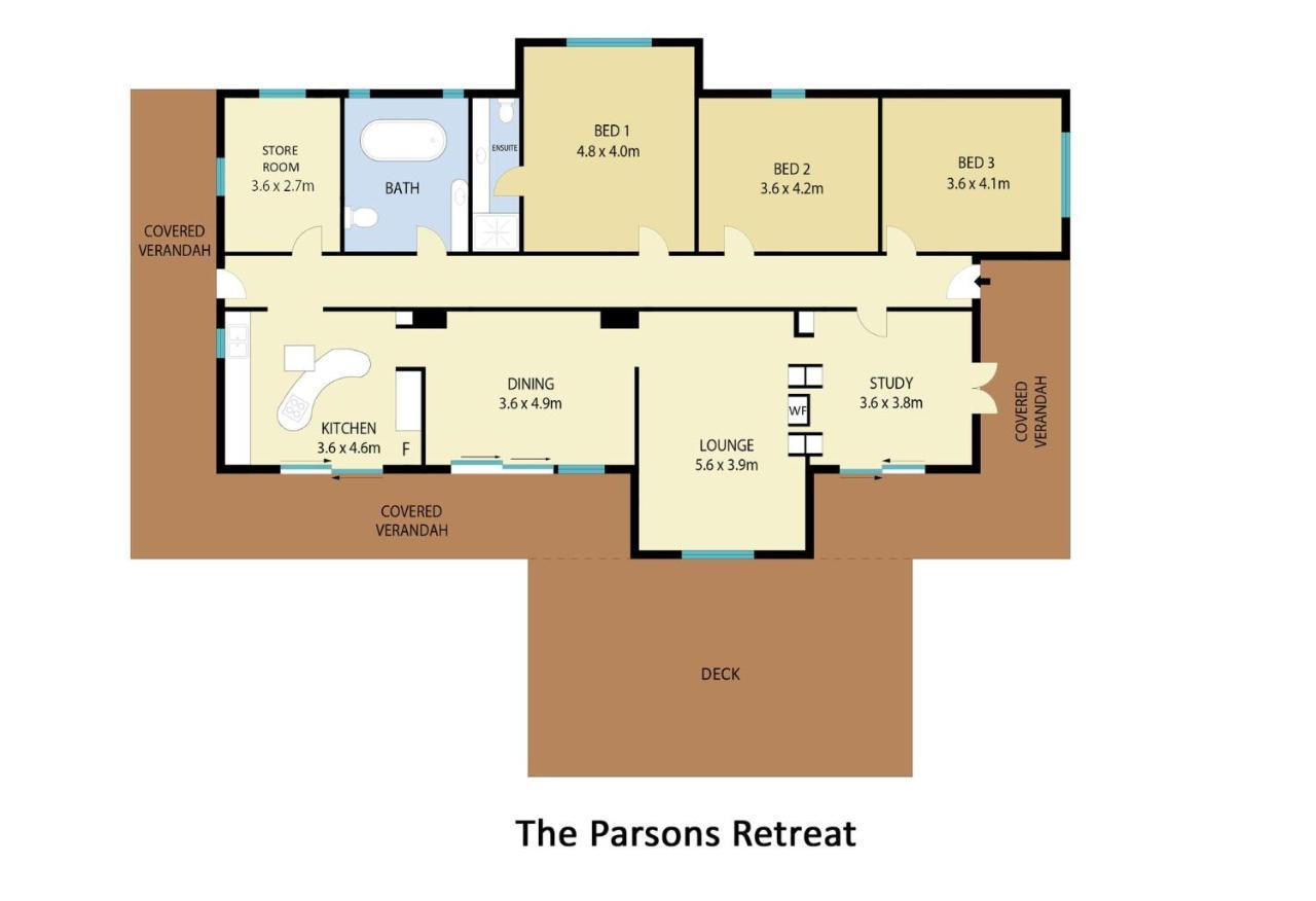 The Parsons Retreat Villa Rothbury Exterior foto